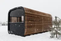 CUBE PLATINUM sauna 245 × 500 cm – Thermo Wood