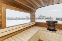 CUBE PLATINUM sauna 245 × 500 cm – Thermo Wood