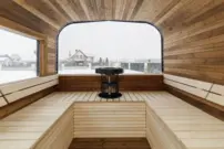 CUBE PLATINUM sauna 245 × 500 cm – Thermo Wood