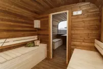 CUBE PLATINUM sauna 245 × 500 cm – Thermo Wood