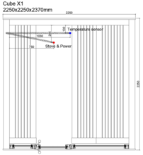 AWT THE CUBE X1 Hemlock, exteriérová sauna 225x225