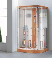 Parný sprchový box + infra sauna D16, 1450 x 900 x 2150