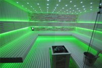AquaLuxus TS 4066, Bio-sauna, bernstein - farebný mramor, 300x250cm