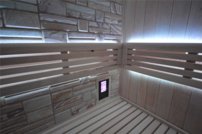 AquaLuxus TS 4062 Bio-sauna, farebný pieskovec, 200x180cm