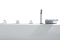 Zenpool Marlene, hydromasážna vaňa  vľavo 160x90cm