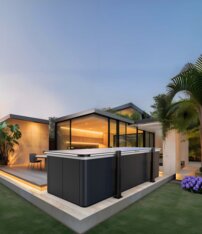 Automatický zdvíhací termokryt pre plavecký bazén alebo vírivku