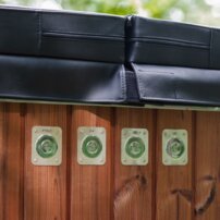 Oválna kúpacia kaďa, externá pec Horizont  120x205x105