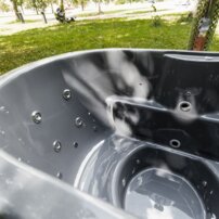 Oválna kúpacia kaďa, externá pec Horizont  120x205x105