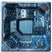 AWT IN-701 Extreme Plná výbava 212x212 sivá, 5 osôb, 2 ležadlo Ocean Wave