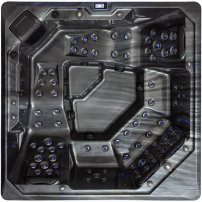 AWT IN-703 premium 225x225 sivá, 6 osôb, 2 ležadlo