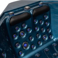 AWT IN-703 premium 225x225 sivá, 6 osôb, 2 ležadlo Ocean Wave