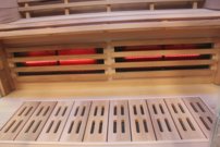 Delphi Lux Red Zeder, 149x124x200 infrasauna