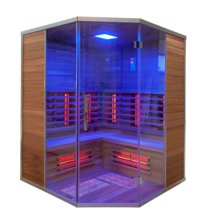 Gomera Lux Red Zeder, 151x151x198 infrasauna