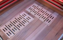 Gomera Lux Red Zeder, 151x151x198 infrasauna