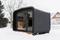 Zateplená LUX sauna s predsieňou 245 × 340 cm – Thermo Wood