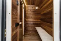 Zateplená LUX sauna s predsieňou 245 × 340 cm – Thermo Wood