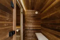 Zateplená LUX sauna s predsieňou 245 × 340 cm – Thermo Wood