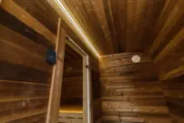 Zateplená LUX sauna s predsieňou 245 × 340 cm – Thermo Wood