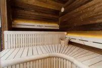 Zateplená LUX sauna s predsieňou 245 × 340 cm – Thermo Wood