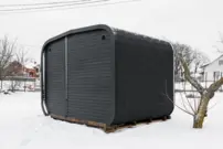 Zateplená LUX sauna s predsieňou 245 × 340 cm – Thermo Wood
