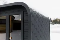Zateplená LUX sauna s predsieňou 245 × 340 cm – Thermo Wood