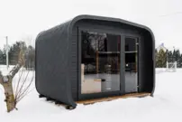 Zateplená LUX sauna s predsieňou 245 × 340 cm – Thermo Wood