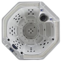 Vírivka s prelivom SP107, hnedá káva, 220x220