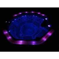 Vírivka s prelivom SP107, hnedá káva, 220x220