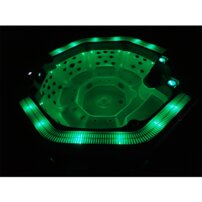 Vírivka s prelivom SP107, hnedá káva, 220x220