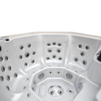 Vírivka s prelivom SP107, hnedá káva, 220x220