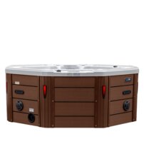 Vírivka s prelivom SP107, hnedá káva, 220x220