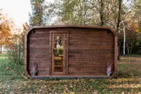 LUX REVERSE sauna s predsieňou 245 × 400 cm