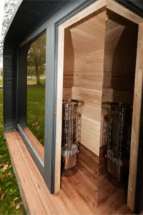 LUX MINI sauna 245 × 300