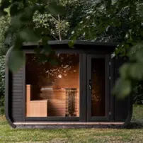 LUX sauna s predsieňou 245 × 340