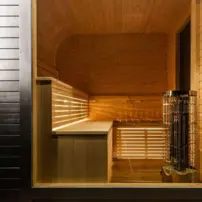 LUX sauna s predsieňou 245 × 340