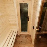 LUX sauna s predsieňou 245 × 340