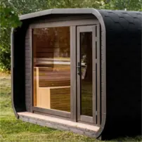 LUX sauna s predsieňou 245 × 340