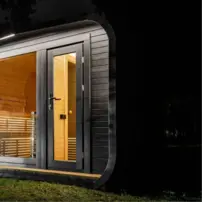 LUX sauna s predsieňou 245 × 395 cm