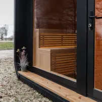 LUX sauna s predsieňou 245 × 395 cm