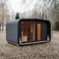 LUX sauna s predsieňou 245 × 340