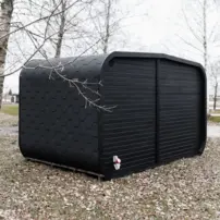 LUX sauna s predsieňou 245 × 395 cm