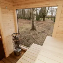 LUX sauna s predsieňou 245 × 395 cm