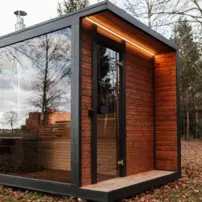 Modul Sauna 240 × 250 – Thermo Wood