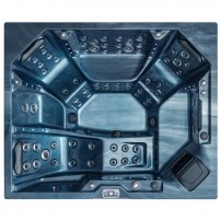 AWT IN-406 Eco Extreme  225x185 Sivá, 1 ležadlo Ocean Wave