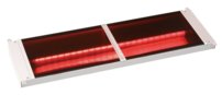 Fusion Exklusive červený céder - infrasauna 160x160x198