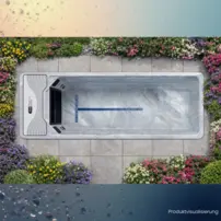Platinum Spas Hades Pro, plavecký bazén, 600 × 225 × 152