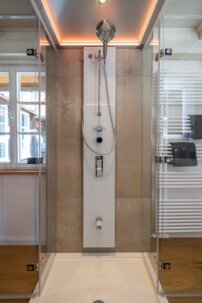 Parný sprchový panel Repabad Toronto, 208-220 x 80-150 x 26cm