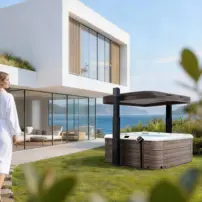 Automatický zdvíhací termokryt pre plavecký bazén alebo vírivku