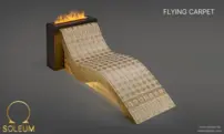Luxusné vyhrievané ležadlá Soleum - model Lietajúci koberec