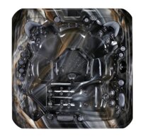 Platinum Spas Santorini Premium 210 × 210 × 94cm,  Midnight Canyon